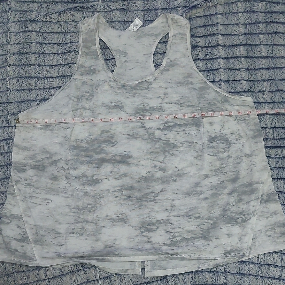 Xersion Gray and White Workout Tank‎ Top 3x